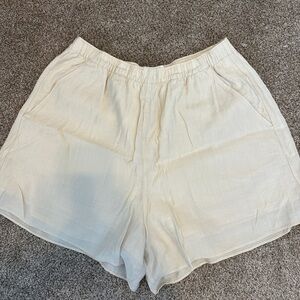 Abercrombie & Fitch Women's Light Beige Shorts